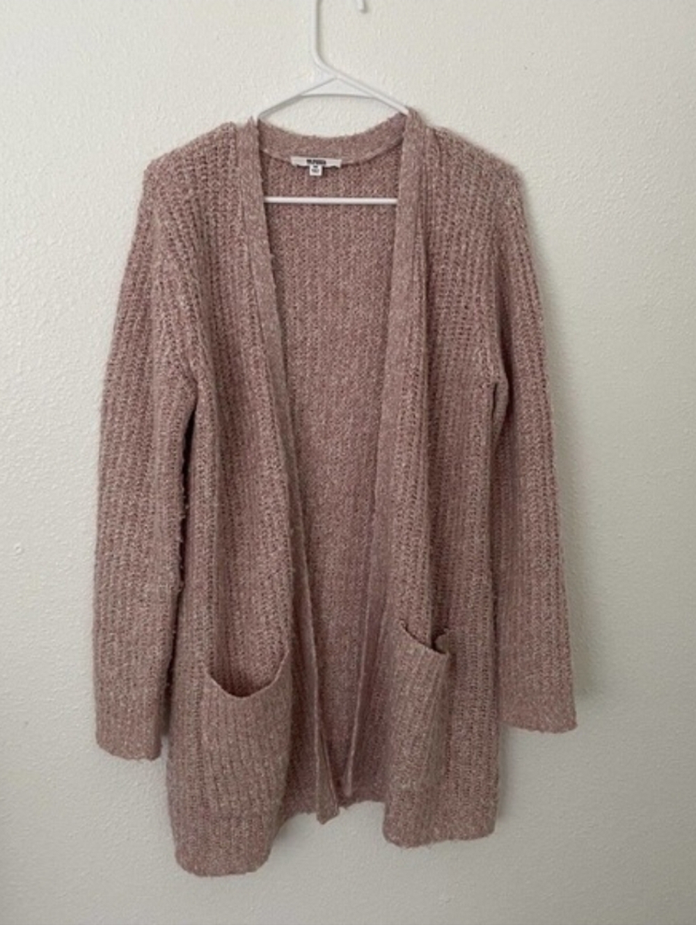 Open-Front Ribbed Cardigan - Picture 2 of 5